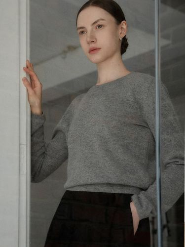 Essential Line fur Knitwear (melange gray) - ATMORE - Modalova