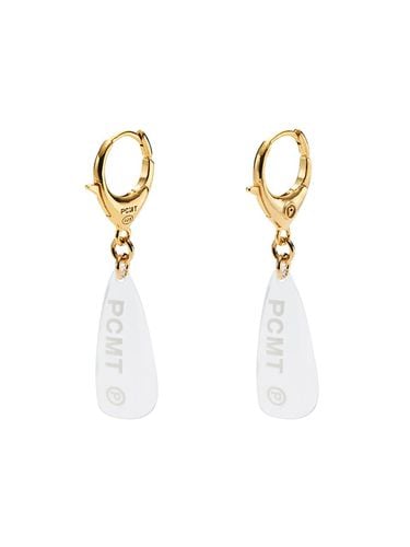 Logo Tip Earrings _Gold - PICOMENT - Modalova