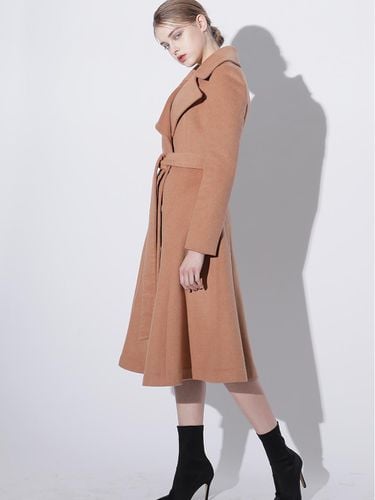 Flared Coat - DEFEMME - Modalova