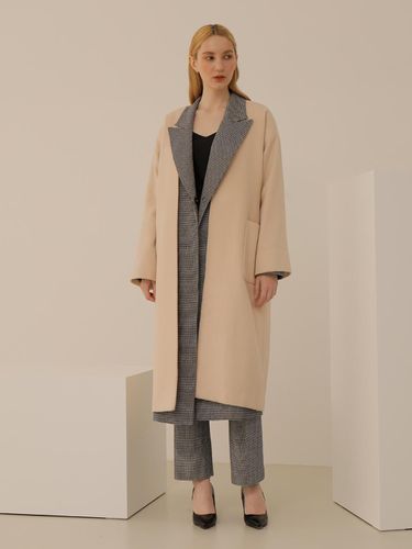 Non Collar Robe COAT - DEFEMME - Modalova