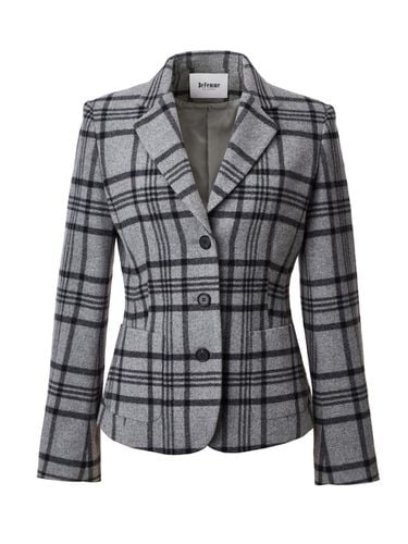 WOOL ENGLAND TARTAN CHECK SINGLE WOOL JACKET - DEFEMME - Modalova