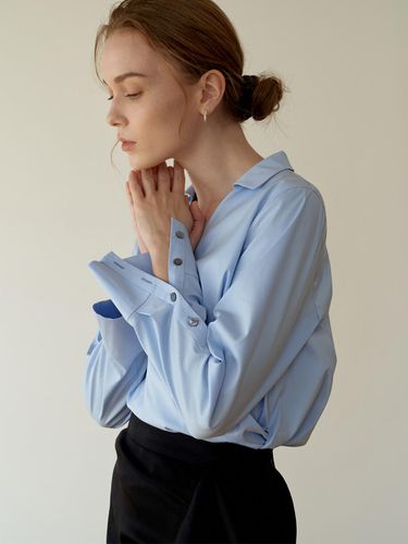 REFINED TWO WAY BLUE SHIRTS - DEFEMME - Modalova