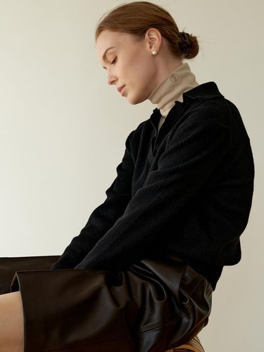 CASHMERE MIDNIGHT KNIT_BLACK - DEFEMME - Modalova