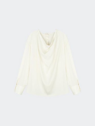 DRAPED OPEN BACK BLOUSE - HAVELESS - Modalova