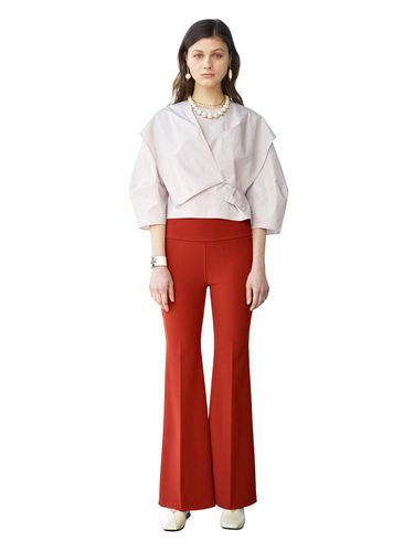 Signature Sealing Bootcut Trouser_Red - J.Chung - Modalova