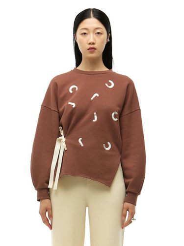 Rheine JC Embroidery Sweatshirt_Brown - J.Chung - Modalova