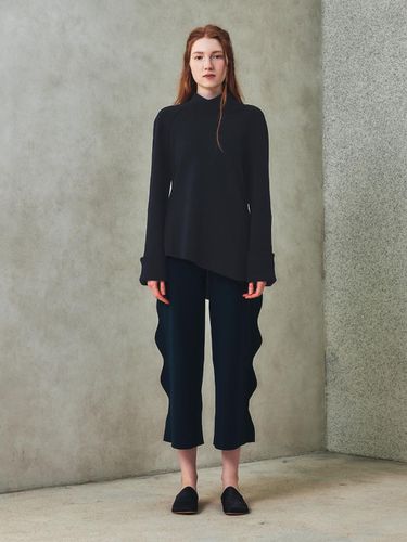 Signature Wavy Trouser_Space Navy - J.Chung - Modalova