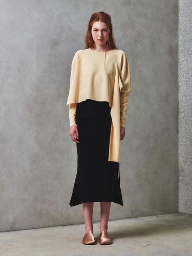 Signature Panel Mermaid Skirt_Black - J.Chung - Modalova