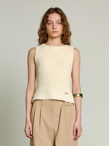 Sleeveless Knit Top_Light Beige - J.Chung - Modalova