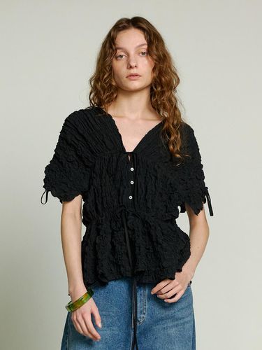 Choisy Shirring Blouse_Black - J.Chung - Modalova