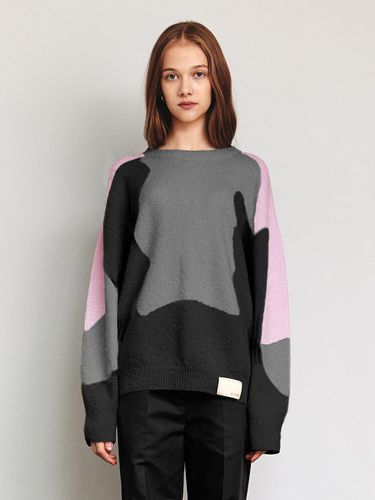 Tacit Color Mix Knit_Black - J.Chung - Modalova