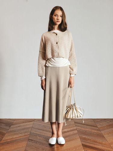 Alfensia Knit Skirt_Beige - J.Chung - Modalova