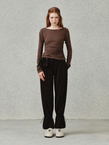 Ace String Trouser_Brown - J.Chung - Modalova