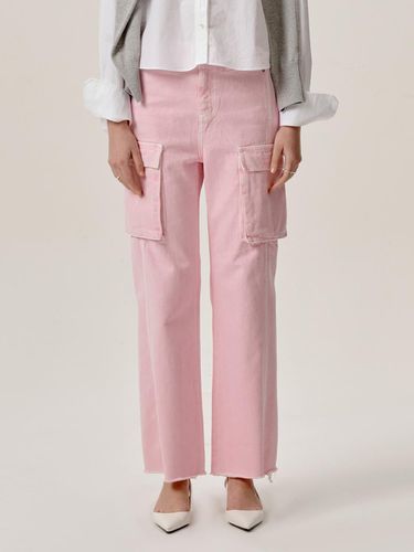 Kanu Cargo Denim Trouser_Baby Pink - J.Chung - Modalova