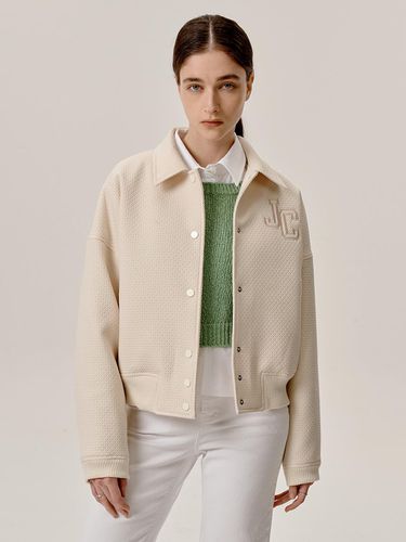 Ebony Crop Jacket_Light Beige - J.Chung - Modalova