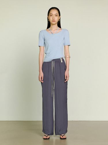 Swaying: Swaying trouser Charcoal - J.Chung - Modalova