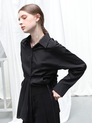 Lala Flare Shirt_Black - J.Chung - Modalova