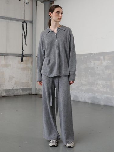 Genius Knit Trouser_Greyhound - J.Chung - Modalova