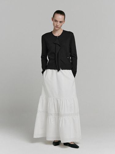 TIERED LONG SKIRT [WHITE] - LOW TIDE - Modalova