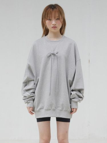 RIBBON OVERSIZED FIT SWEATSHIRT () - THREE TO EIGHTY - Modalova