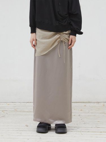 MAXI SKIRT (BROWN) - THREE TO EIGHTY - Modalova