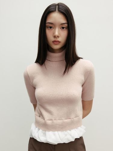 TURTLENECK CHIFFON KNIT_TT4W306PK - THETIS - Modalova