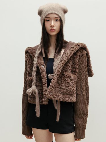 KNIT FUR MUSTANG_TT4W010BR - THETIS - Modalova