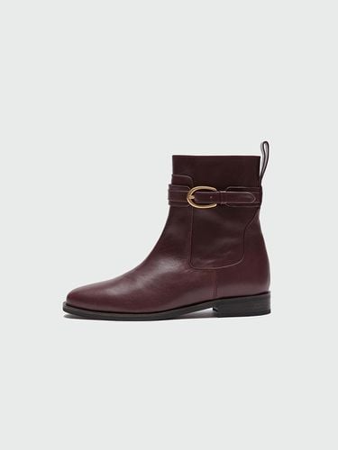 ZOOT Buckled Ankle Boots - Burgundy - EENK - Modalova