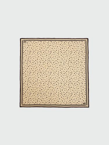 ZUE Silk Scarf - Beige - EENK - Modalova