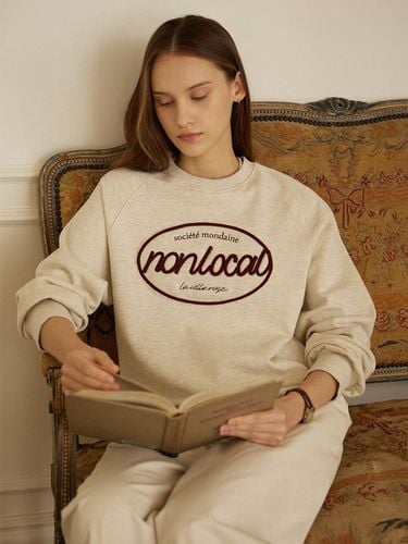 String Craft Applique Sweatshirt - NONLOCAL - Modalova