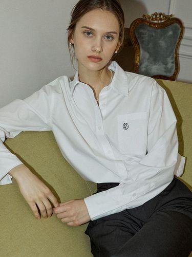 Symbol Logo Classic Shirt - White - NONLOCAL - Modalova