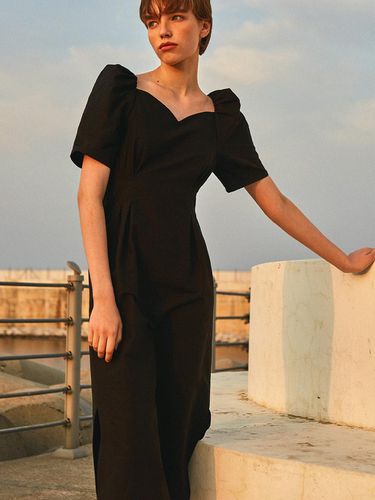 Exclusive] Volume Dress Black - LETQSTUDIO - Modalova