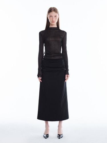 NYLON LONG SKIRT_BLACK - KILO - Modalova