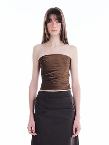 NYLON WRINKLED TOP_BROWN - KILO - Modalova