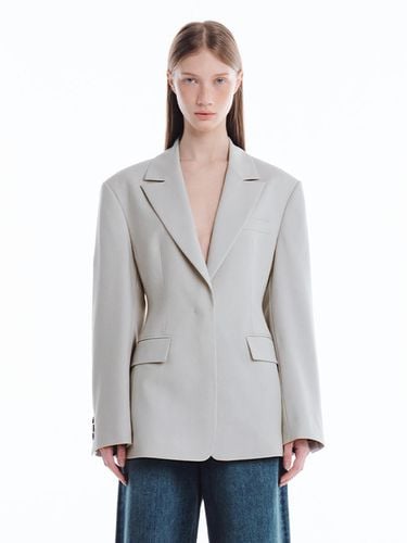 SINGLE BREASTED WOOL JACKET_GREIGE - KILO - Modalova