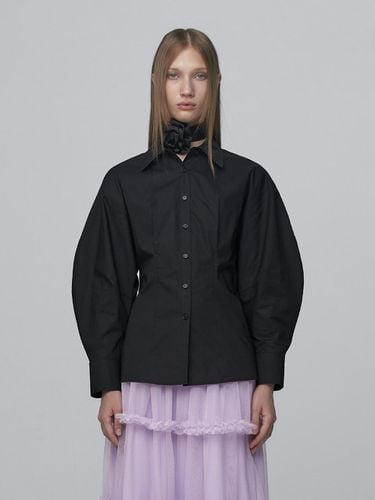 VOLUME COTTON SHIRT_BLACK - KILO - Modalova