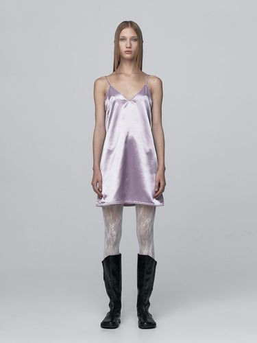 SATIN MINI DRESS_PURPLE - KILO - Modalova