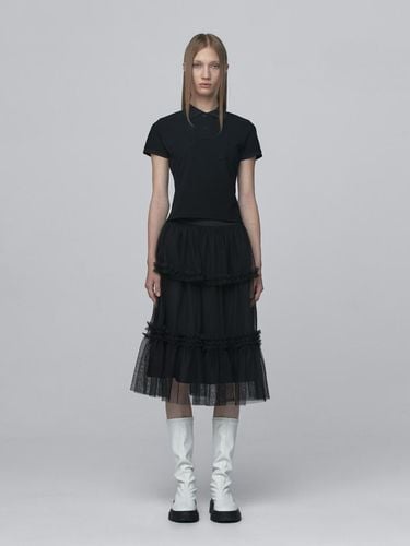 TUTU MIDI SKIRT_BLACK - KILO - Modalova