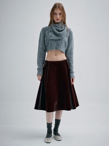 A LINE TUCKED SKIRT_WINE - KILO - Modalova