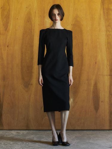 L.Sleeve Refined Pocket Dress_Black - LETQSTUDIO - Modalova