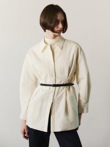 Padded Shirt Jacket_Natural - LETQSTUDIO - Modalova