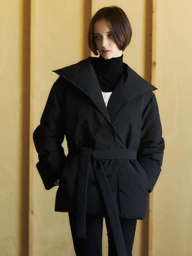 Wrap Down Jacket_Black - LETQSTUDIO - Modalova