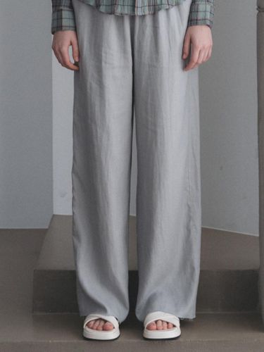 Wide Cutting Pants (Gray) - LEI AVERY - Modalova