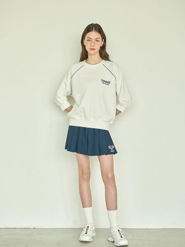 HALF SLEEVES SWEATSHIRT (OFF - WHITE) - The Sweat. - Modalova