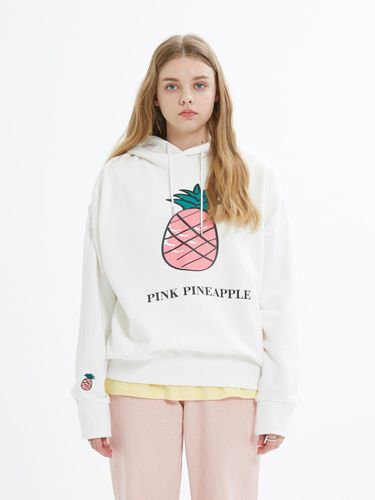 BIG LOGO HOODIE - PINK PINEAPPLE - Modalova