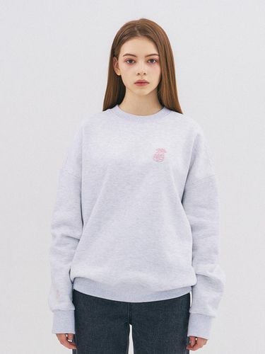 SMALL MONO SWEATSHIRT_CEMENT GRAY - PINK PINEAPPLE - Modalova