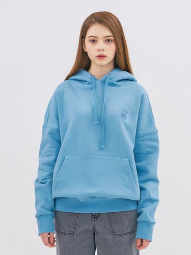 SMALL MONO HOODIE_BLUE - PINK PINEAPPLE - Modalova