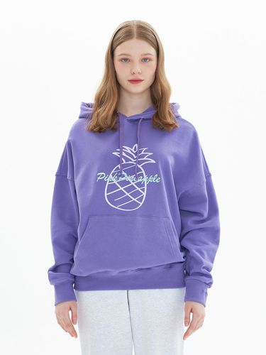 COMBI LOGO HOODIE_VIOLET - PINK PINEAPPLE - Modalova