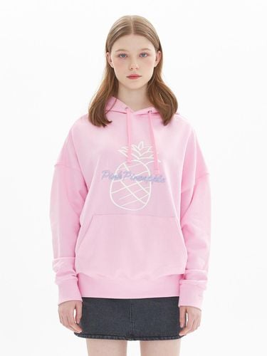 COMBI LOGO HOODIE_PINK - PINK PINEAPPLE - Modalova