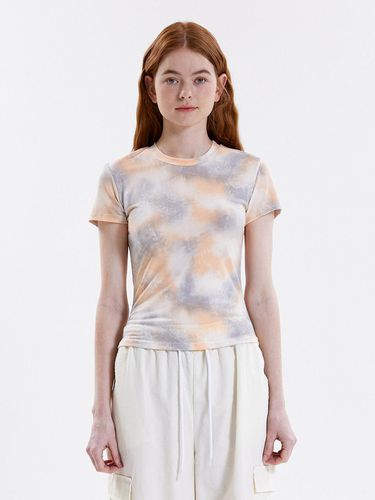 TIE DYE TIGHT T-SHIRT_ORANGE - PINK PINEAPPLE - Modalova